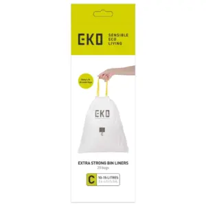 Túi rác dây rút EKO Type C 10–15 L – 20 túi/cuộn