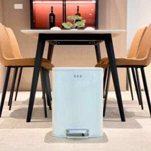 Thùng rác đạp chân EKO Marina EK9161MP-20L-VNS màu kem