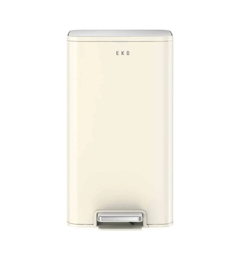 Thùng rác đạp chân EKO Marina 30L màu kem