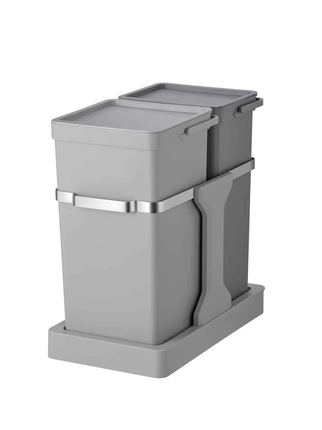 Bộ thùng rác âm tủ EKO Deco Duo 2 ngăn kéo ra